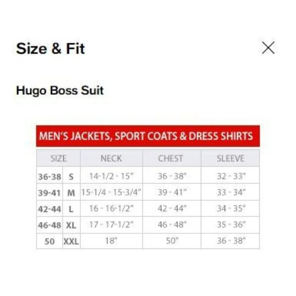 Hugo Boss Mens Modern Fit Solid Wool Suit Separate Jacket Med Brown Size 44L NWT - Picture 5 of 6